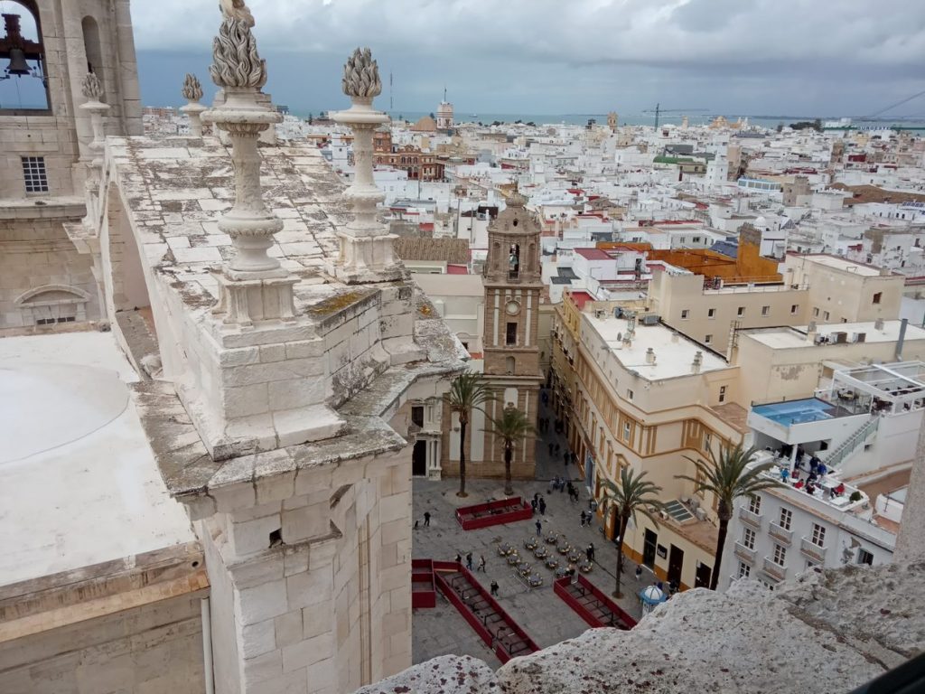 Vista aérea Catedral de Cádiz